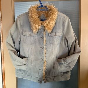 Vintage baby blue corduroy jacket